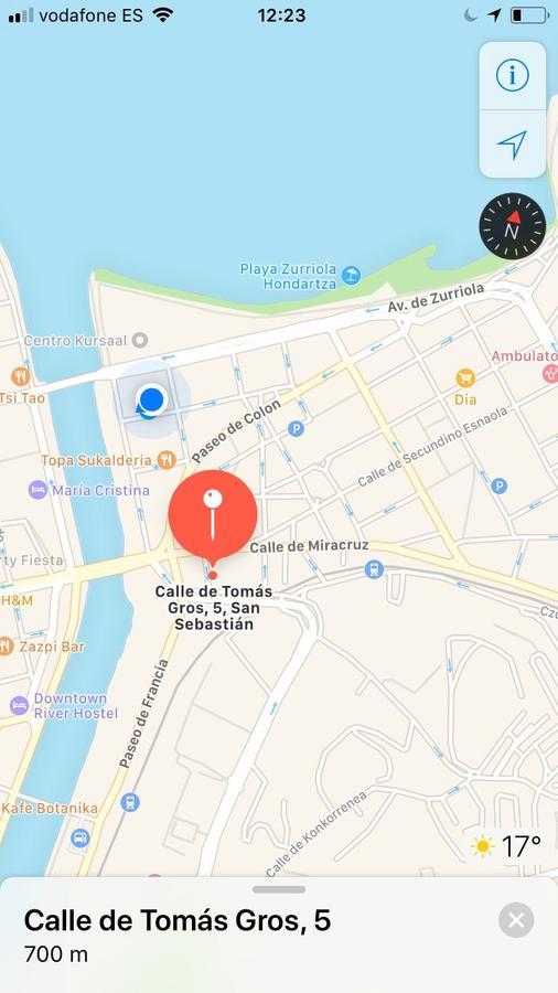 Apartamento Kasa Tomas Gros 산세바스티안 외부 사진